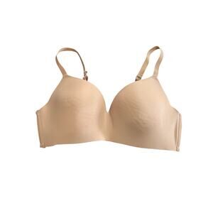 Kohl's SO Intimates Bra Wireless Seamless Bra Womens Size 38B Nude Beige